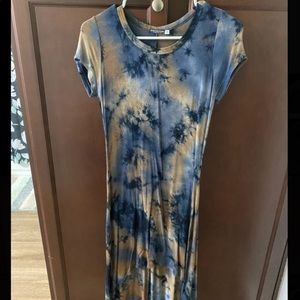 EARTHBOUND Tie-Dye High-Low Dress
